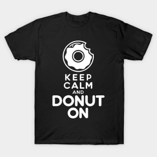 keep calm and donut on T-Shirt